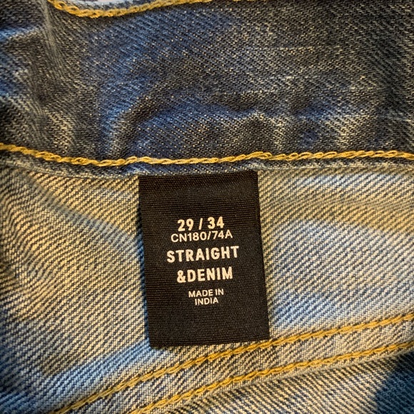 Men’s H&M Slim Straight Jeans - Picture 4 of 5